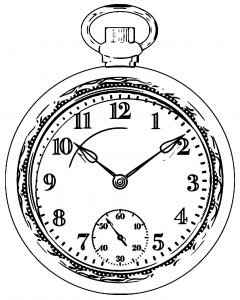Clock Coloring Page WeColoringPage 151