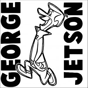 George Jetson Coloring Page