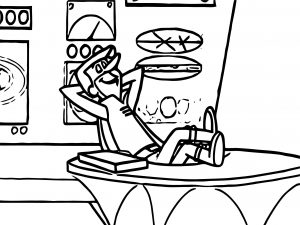 Jetson At Work Coloring Page