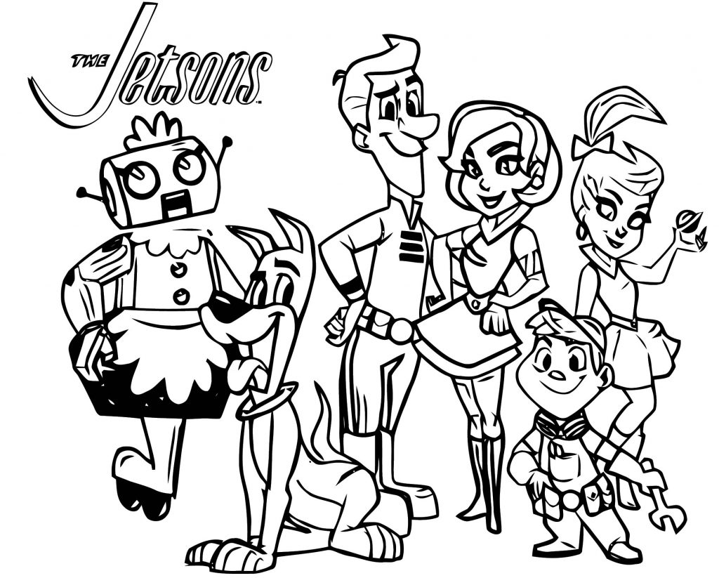 Jetsons Coloring Page 051 - Wecoloringpage.com