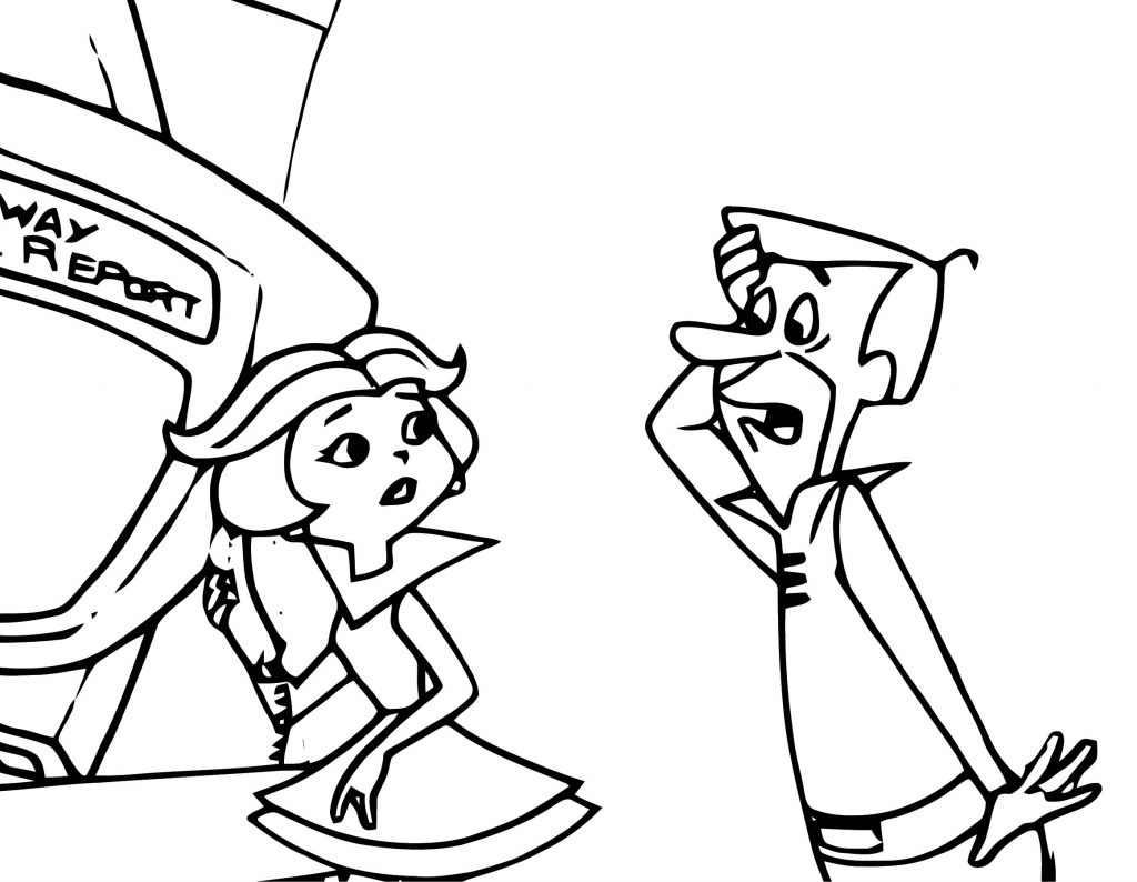 Jetsons Coloring Page 058 - Wecoloringpage.com