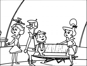 Jetsons Family 1 Coloring Page