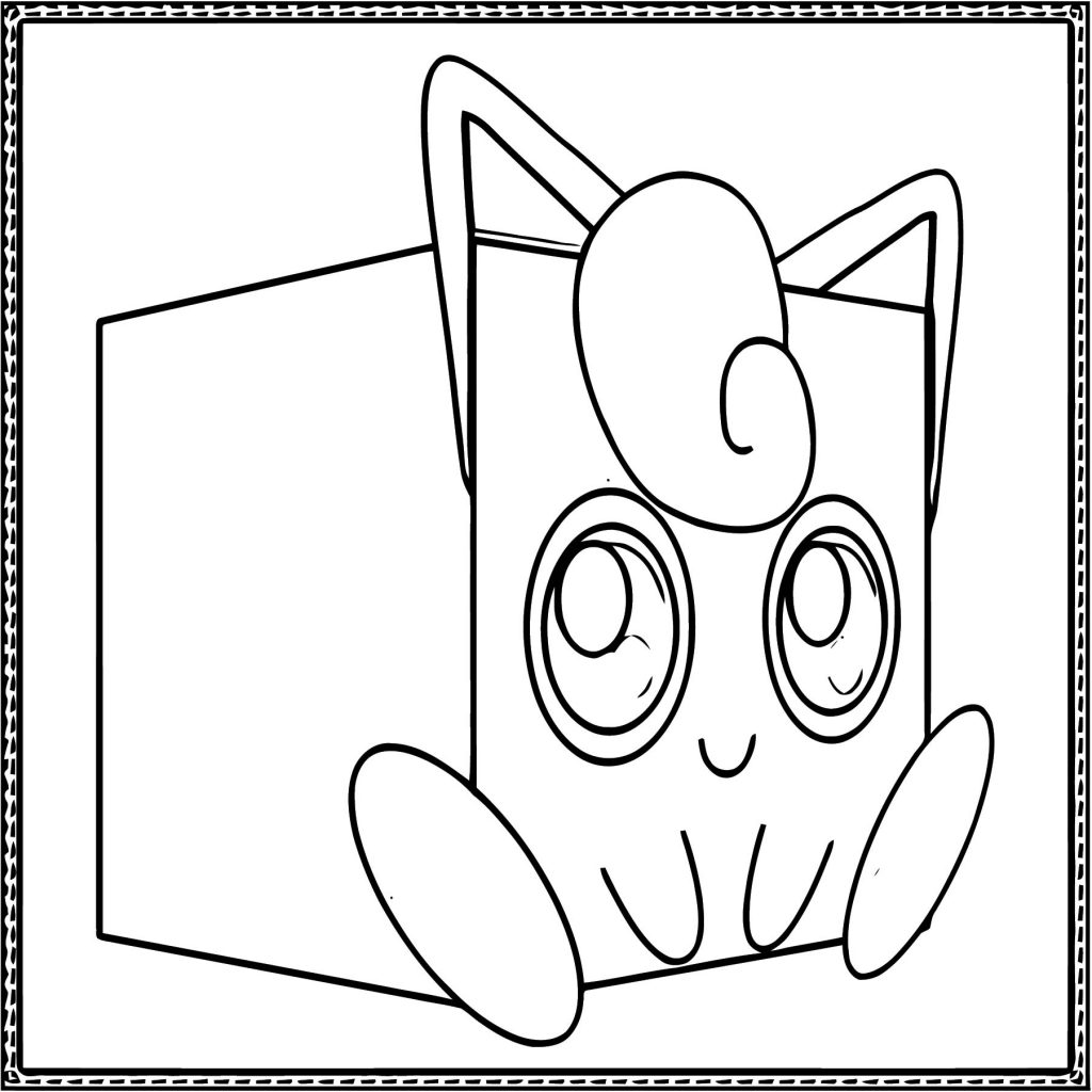 Jigglypuff Pokemon Coloring Page | Wecoloringpage.com