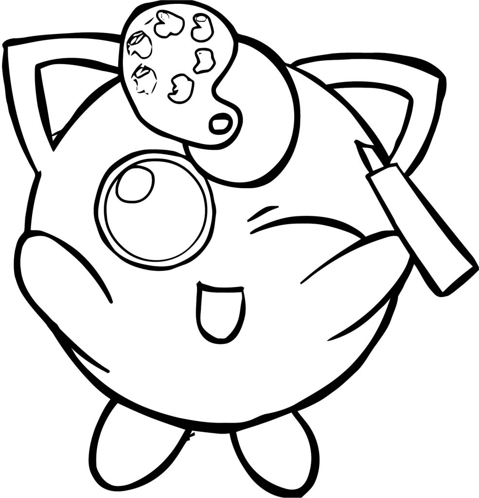 Jigglypuff Coloring Page WeColoringPage 172 | Wecoloringpage.com