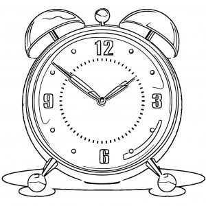 Alarm Clock Clip Art 7579 Free Printable 59 Cartoonized Free Printable Coloring Page