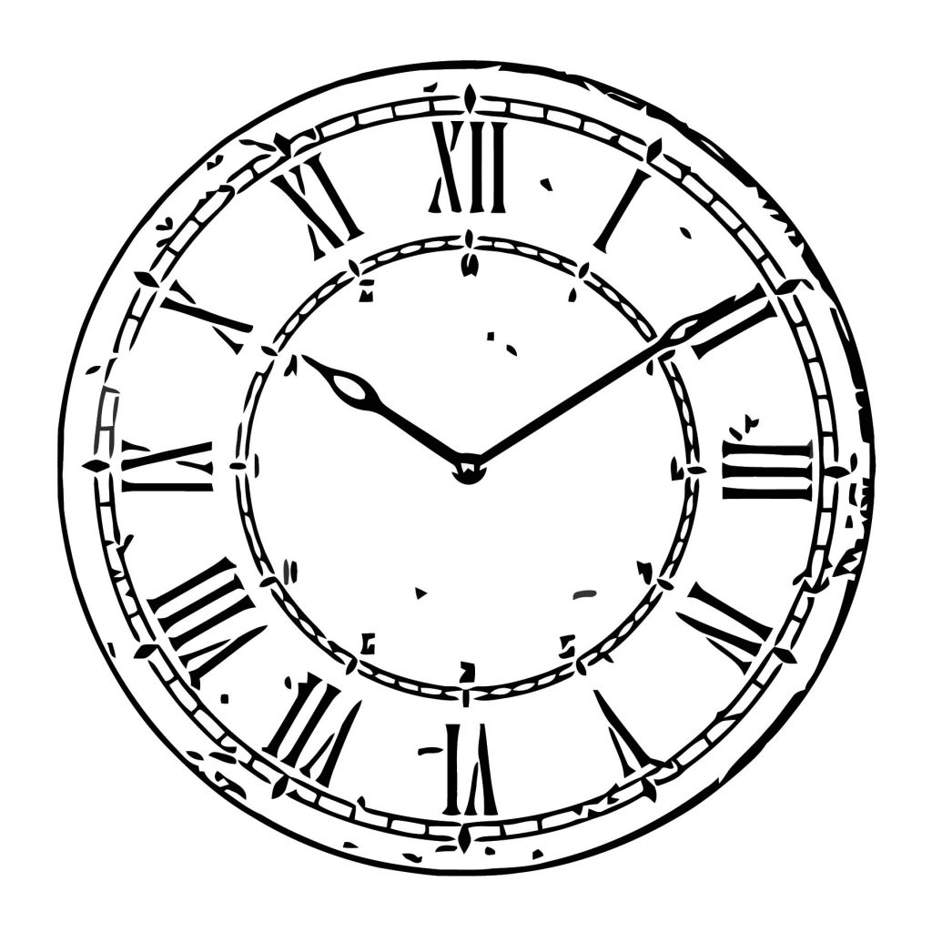 Clock Coloring Pages | Wecoloringpage.com