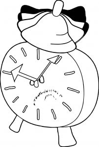 Clock Coloring Page WeColoringPage 023