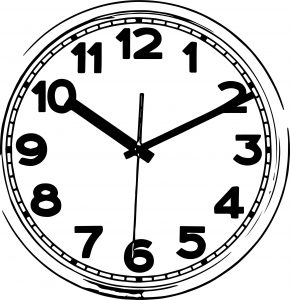 Clock Coloring Page WeColoringPage 129