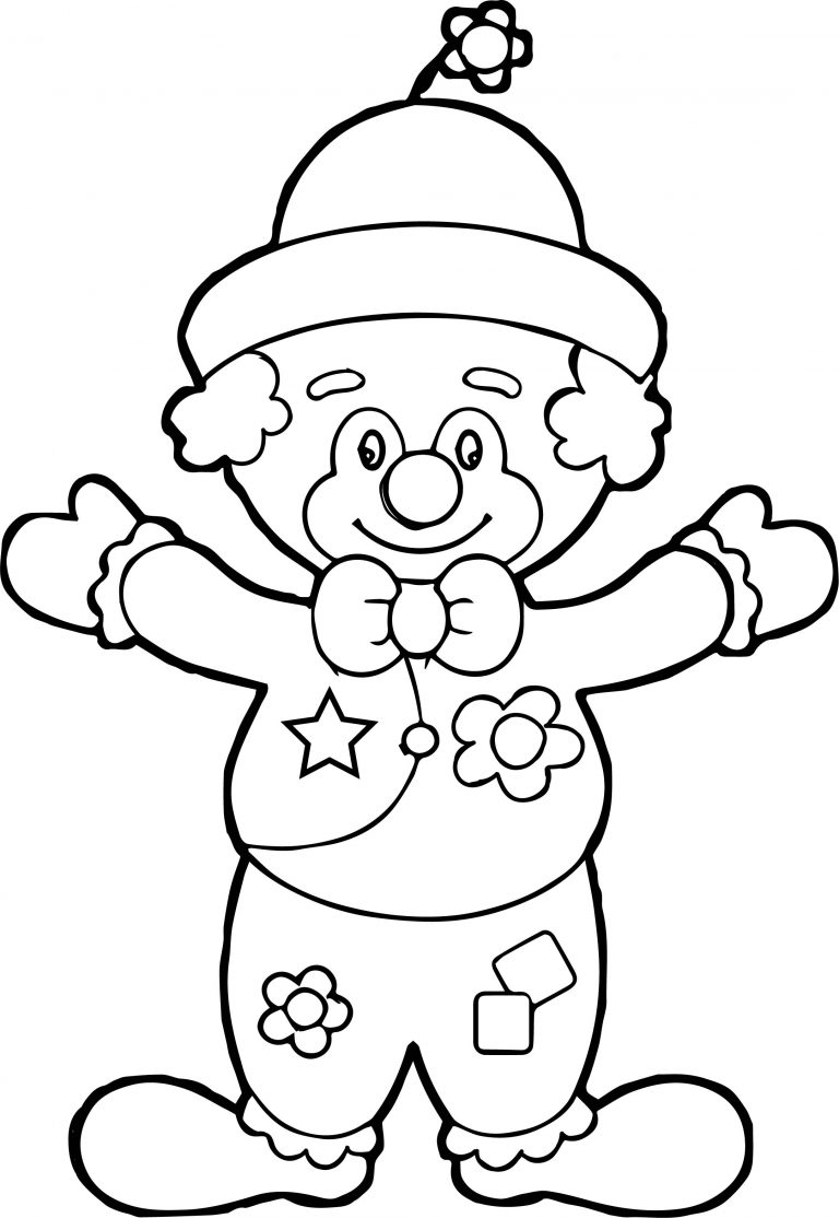 Clown Coloring Page WeColoringPage 005 - Wecoloringpage.com