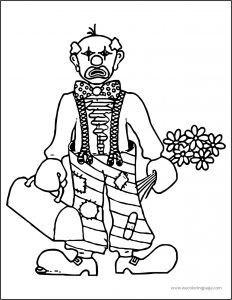 Clown Wecoloringpage A4 03 Coloring Page