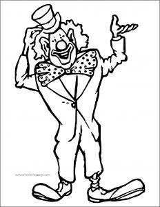 Clown Wecoloringpage A4 05 Coloring Page