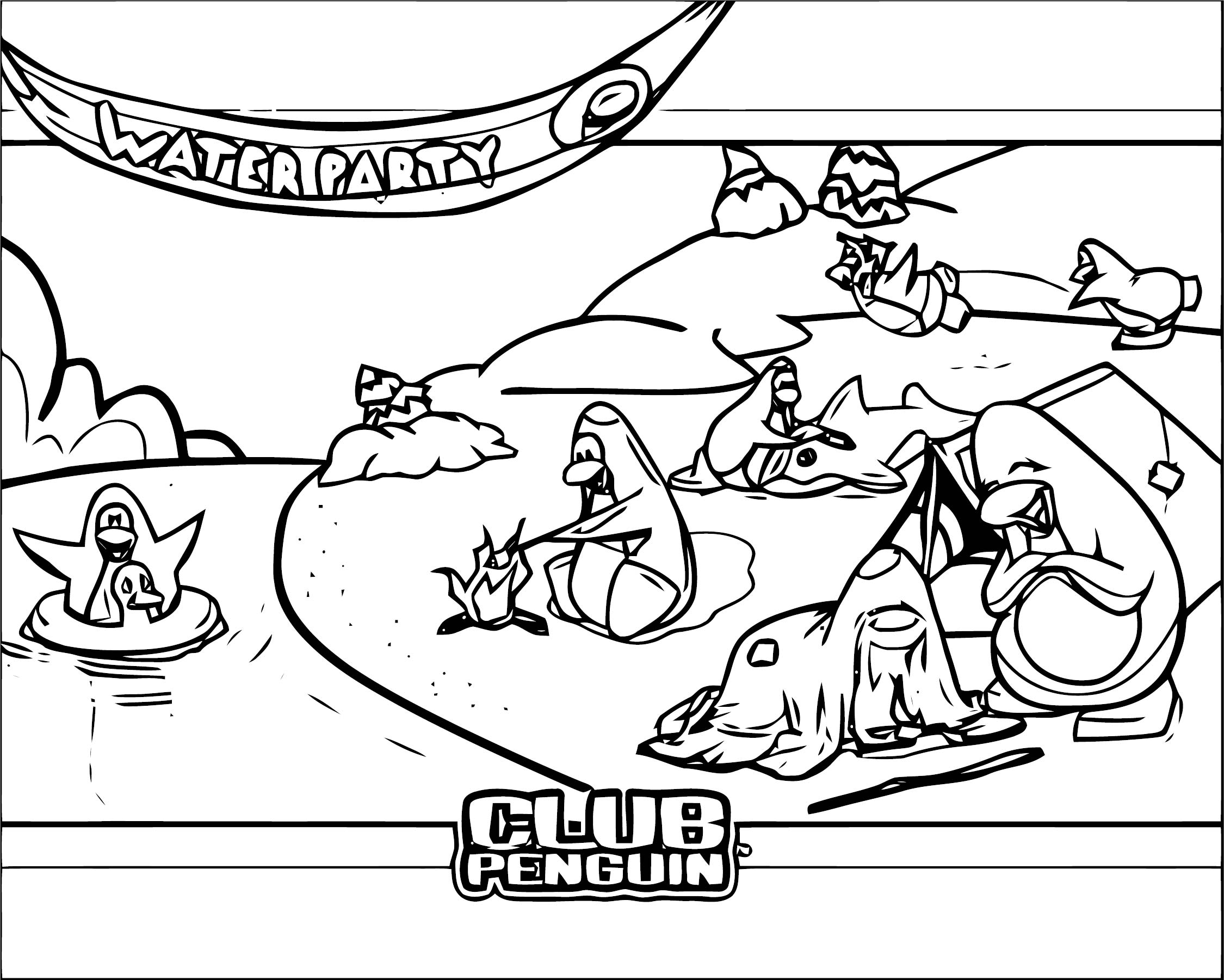 Club Penguin 21 ClubPenguin 1 Coloring Page