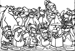 Club Penguin Coloring Page 25