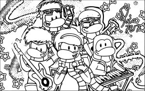 Club Penguin Performance Coloring Page