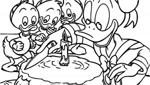 Donald Duck Wird Picture Donald Duck Coloring Page