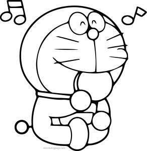 Doraemon Bratz Candy Coloring Page