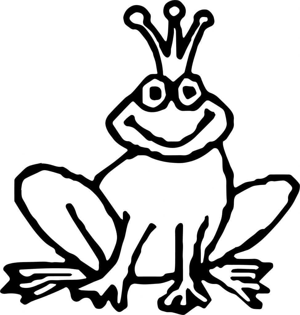 Frog King Coloring Page - Wecoloringpage.com