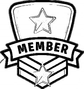 Membership Badge Coloring Page