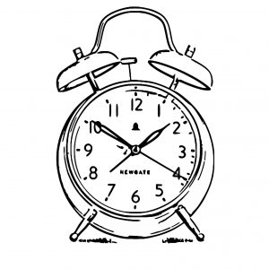 The New Covent Garden Alarm Clock Free Printable Ov Cartoonized Free Printable Coloring Page