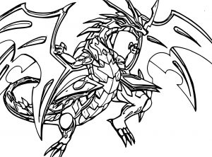 Bakugan Red Dragon Coloring Page