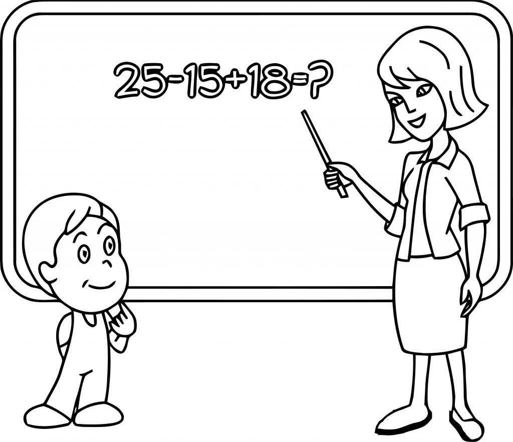 English Teacher We Coloring Page 112 - Wecoloringpage.com