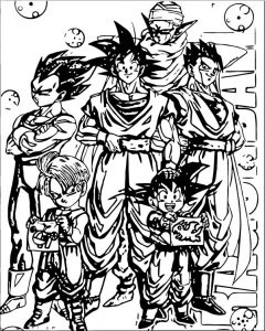 Goku We Coloring Page 070