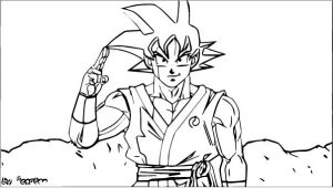 Goku We Coloring Page 146