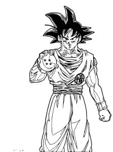 Goku We Coloring Page 200