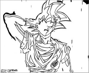 Goku We Coloring Page 217
