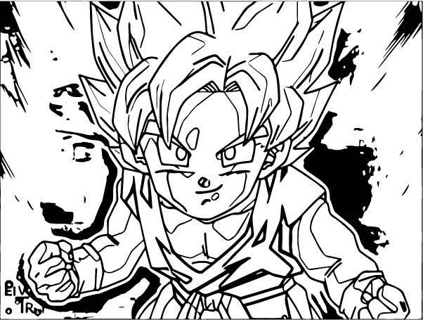 Goku We Coloring Page 224 - Wecoloringpage.com