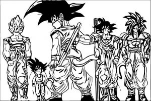 Goku We Coloring Page 259