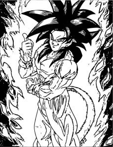 Goku We Coloring Page 423