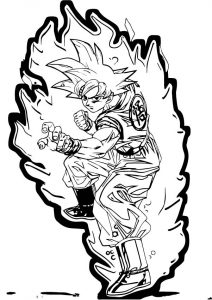 Goku We Coloring Page 437