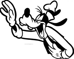 Goofy Laugh Coloring Page
