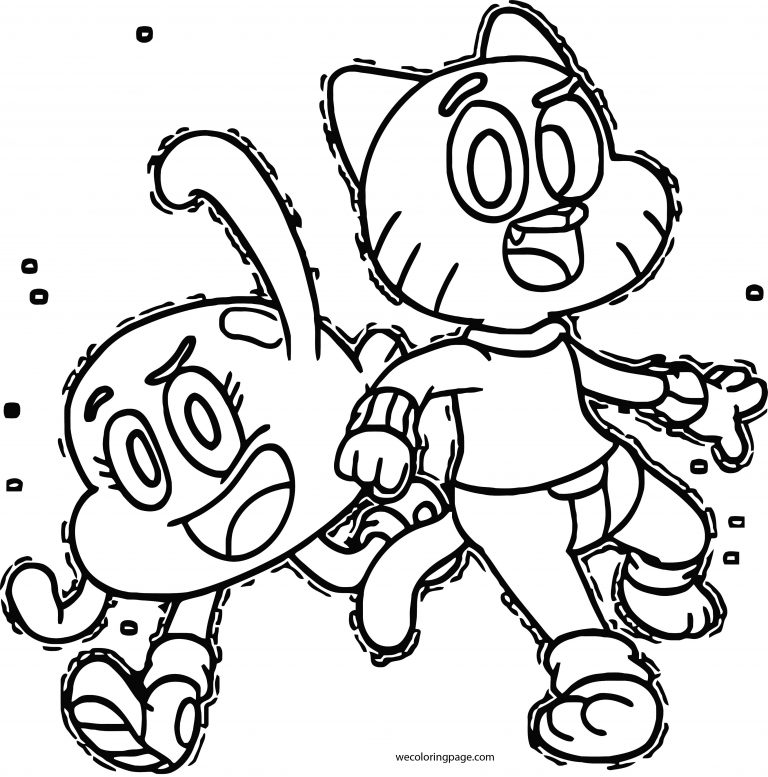 Darwin Watterson Coloring Page Coloring Pages