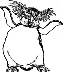 Happy Feet Penguin Lovelace Coloring Page
