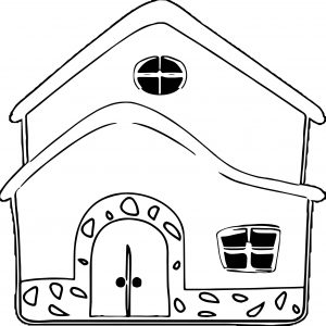 House Coloring Page 52