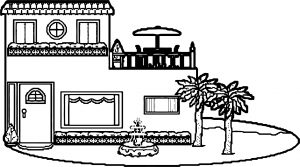 House Coloring Page 58