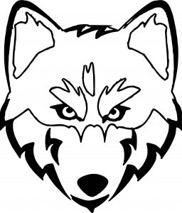 Husky Coloring Page 06
