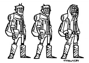 Post Apocalyptic Character Design Unknownspy D9brko7 Cartoonize Coloring Page
