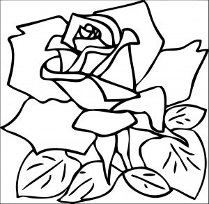Rose Flower Coloring Page 100