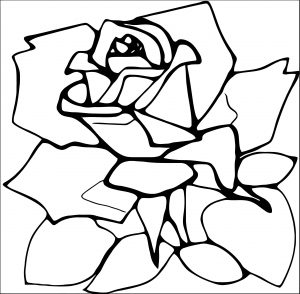 Rose Flower Coloring Page 111