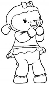 lambie 2 coloring page