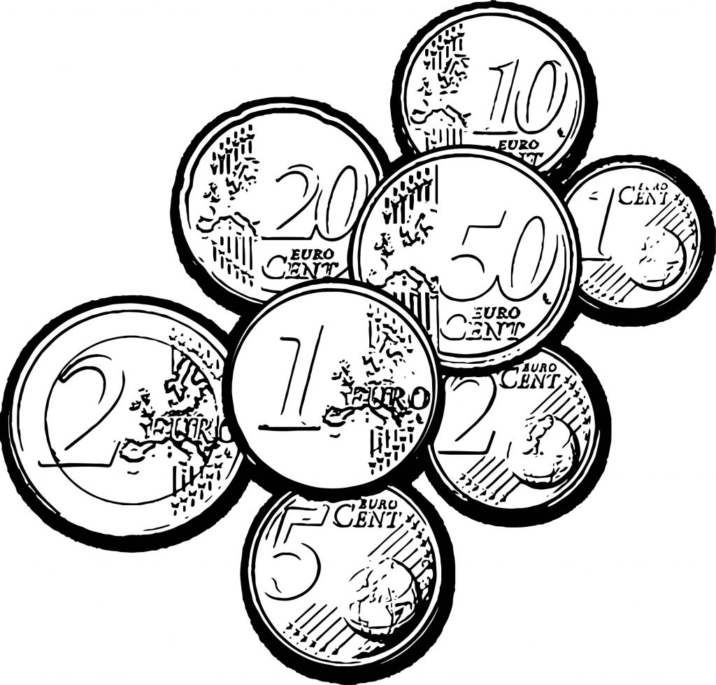 Gold Coins Coloring Sheet Coloring Pages