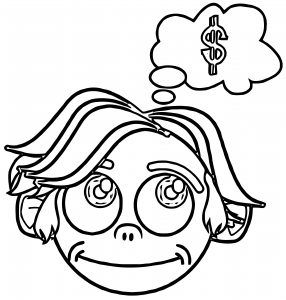 Money Coloring Page 19