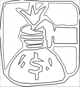 Money Coloring Page 51
