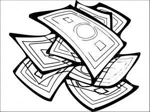 Money Coloring Page 64