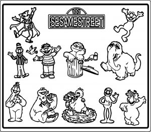 Sesame Street Elmo Coloring Page WeColoringPage 57