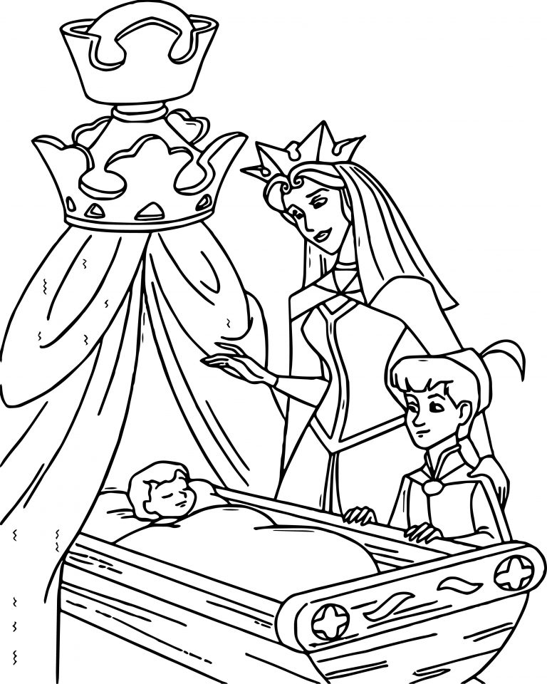 Aurora Flora Fauna And Merryweather Coloring Pages | Wecoloringpage.com