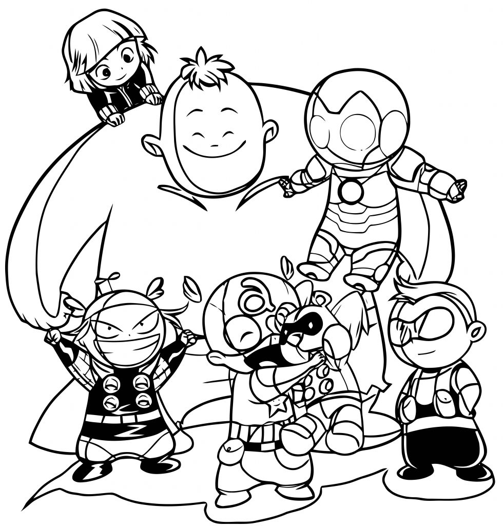 Avengers Coloring Page 138 - Wecoloringpage.com